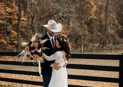 Bride and Groom at Malden Hill Wedding